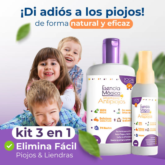 Esencia Mágica® | Kit anti piojos 3 en 1